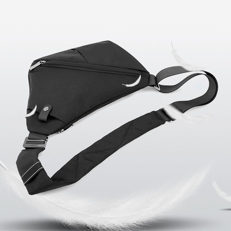 Schultertasche für Herren, Outdoor-Reisen, Nylon, Umhängetasche, Tagesrucksack