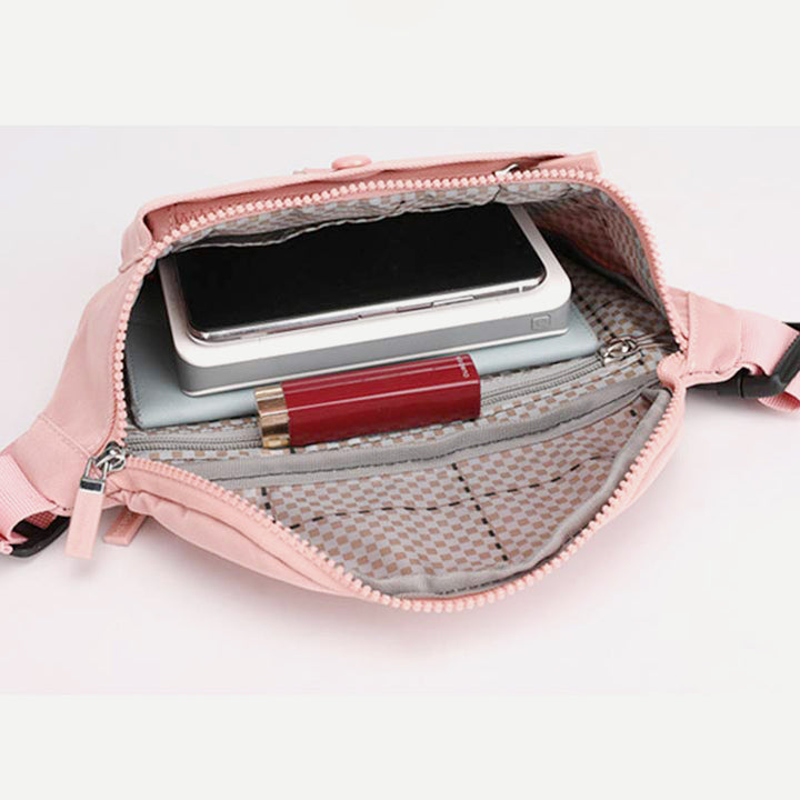 Leichte Hüfttasche für Damen, wasserdicht, für Reisen und Sport, Brusttasche