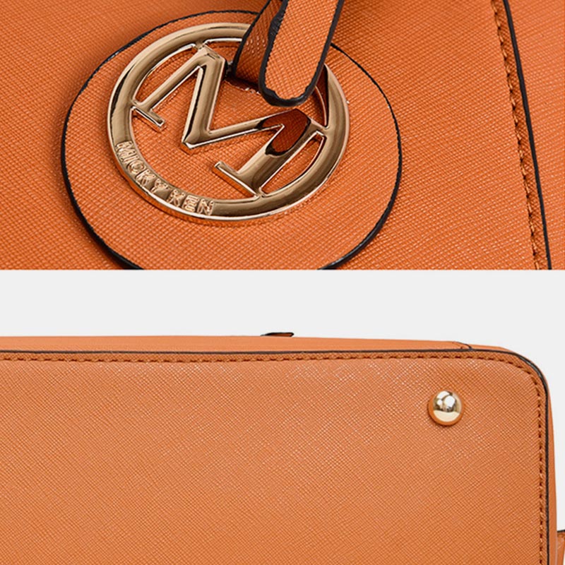 Damen Tote Große Kapazität Handtaschen Schultertasche Großer Griff Satchel Geldbörse