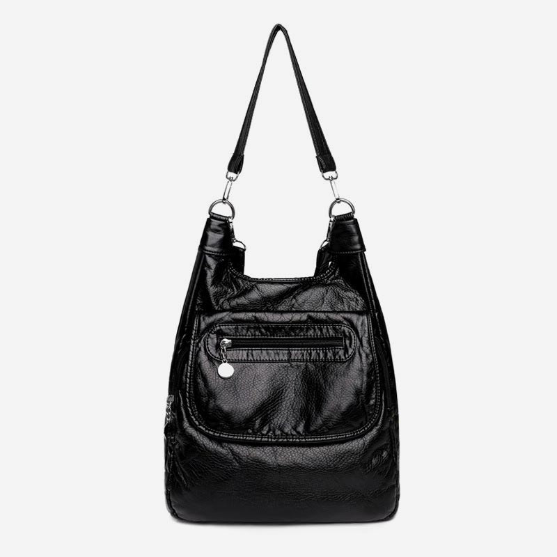 Wasser- und reißfester Rucksack, Tagesrucksack, Schultertasche, Handtasche mit verstellbaren Trägern