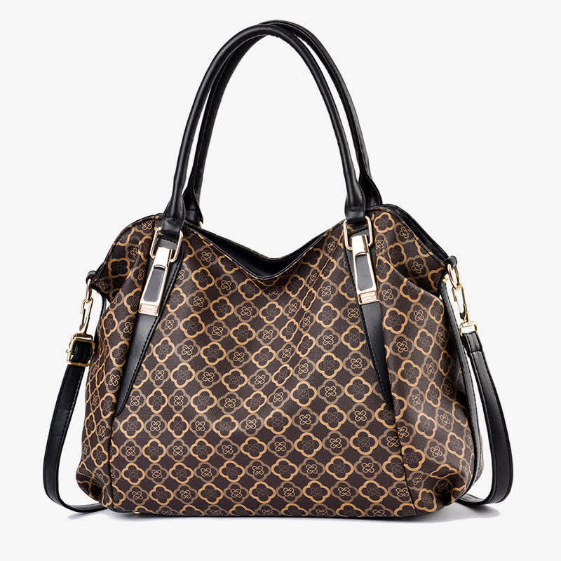Hobo-Tasche aus Leder mit großem Fassungsvermögen, multifunktionale Schultertasche