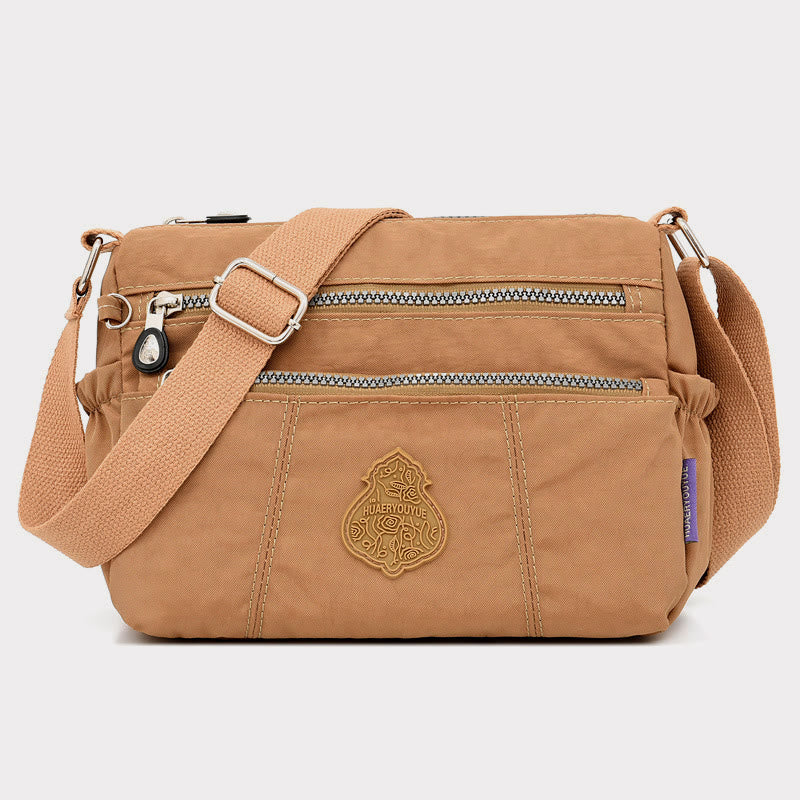 Umhängetasche für Damen, urban, lässig, zum Einkaufen, Nylontuch, Muttertasche