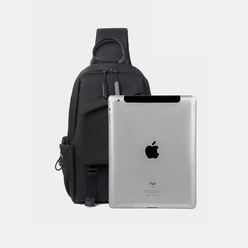 Schultertasche für Herren, abriebfest, lässiger Oxford-Umhängerucksack