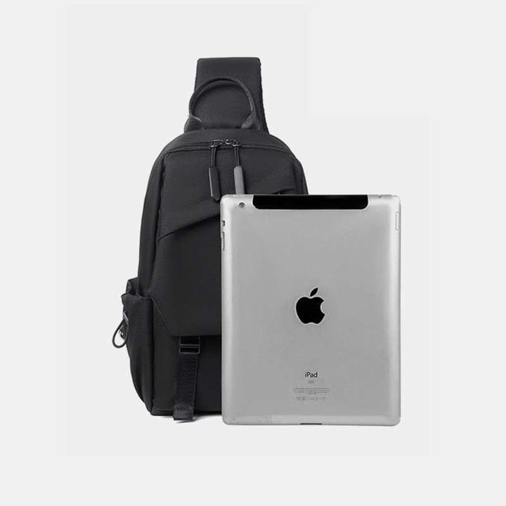 Schultertasche für Herren, abriebfest, lässiger Oxford-Umhängerucksack