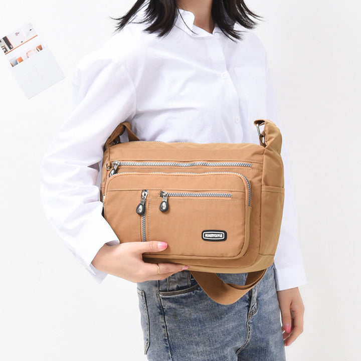 Wasserdichte, leichte, lässige Schultertasche aus Nylon für Damen