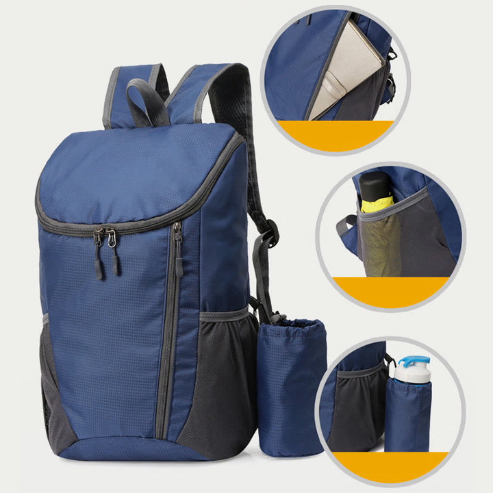 Nylon-Rucksack für Outdoor-Sportarten, faltbarer Reise-Tagesrucksack