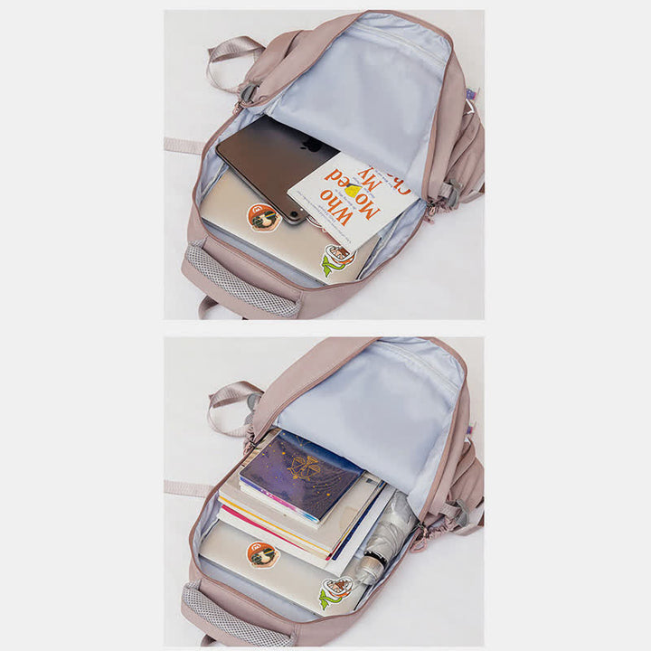 Niedlicher Schulranzen, Büchertasche, lässiger Reise-Tagesrucksack für Frauen und Mädchen