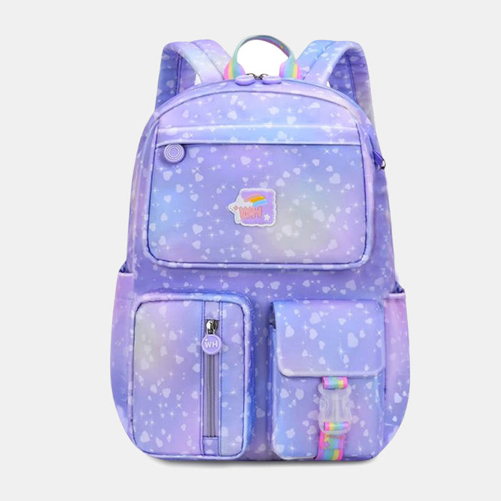 Leichter, wasserdichter, großer Kapazitäts-, bequemer, süßer Schulrucksack im College-Stil