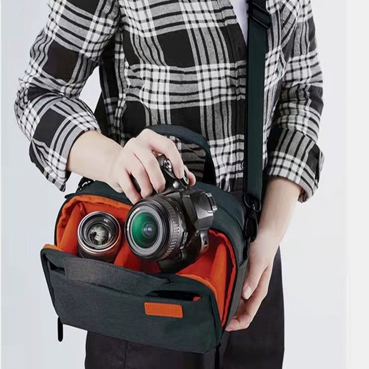 Kamera-Umhängetasche für SLR/DSLR-Digitalkameras, Tasche mit Kamera-Einsteckhülle