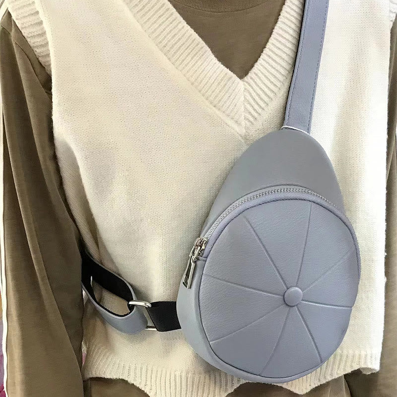 Schultertasche mit rundem Muster für Damen, einfache Umhängetasche