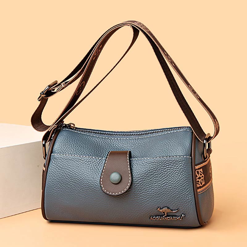 Retro Lady Unterarm Tasche Breiter Riemen Einfache Frauen Umhängetasche