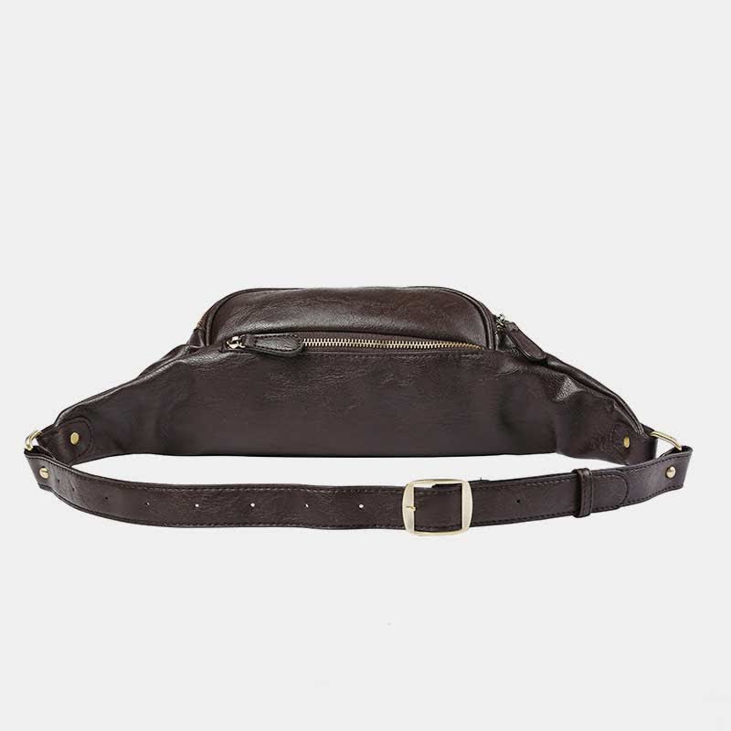 Kleine Schultertasche aus Leder, Umhängetasche, persönliche Tasche, Brust-/Schulterrucksack