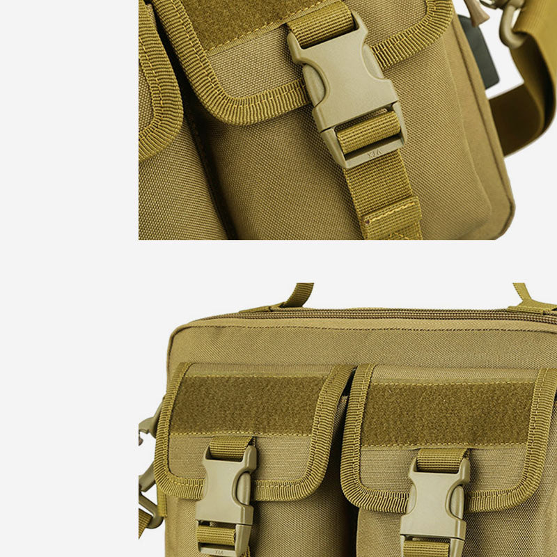 Wasserdichte Messenger-Tasche für Outdoor-Aktivitäten mit großem Fassungsvermögen und USB-Aufladung 