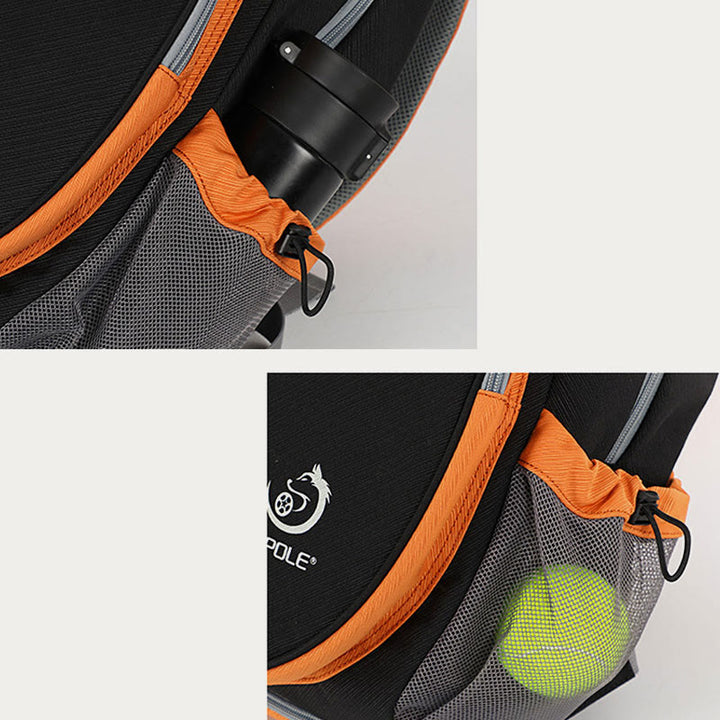 Schlägertasche für Kinder, Tennis mit Schuhtasche, Sportrucksack