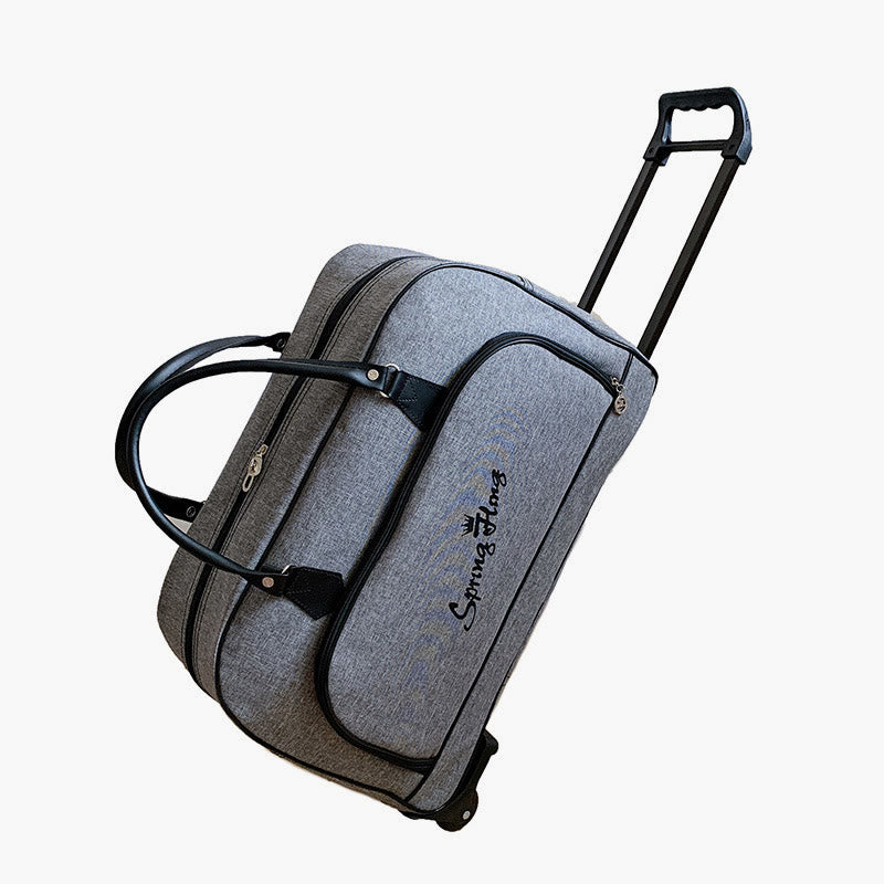 Zugstangen-Reisetasche für Männer und Frauen, leichte Bordtasche