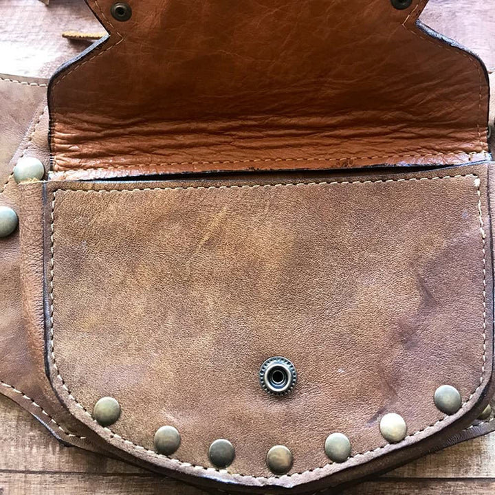 Mittelalterliche Kostüm-Gürteltasche für Damen mit Quaste