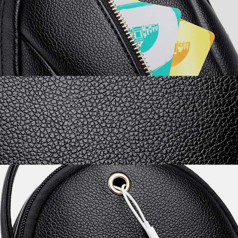 Multifunktionale, elegante, solide Telefontasche mit Kopfhörerloch