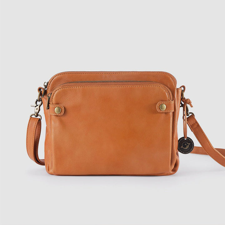 Weiche PU-Clutch mit mehreren Taschen, Vintage-Umhängetasche