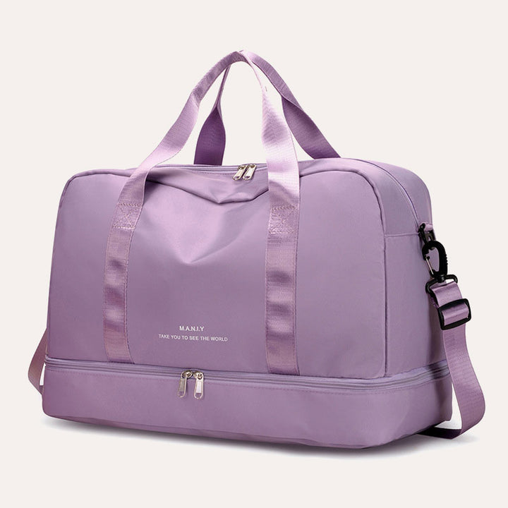 Reise-Sporttasche, trocken, nass, für die Abreise, Sporttasche, Weekender, Übernacht-Handtasche