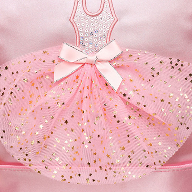 Mädchen Tanz Rucksack Ballerina Kleid Dekor Kinder Tanz Schultasche