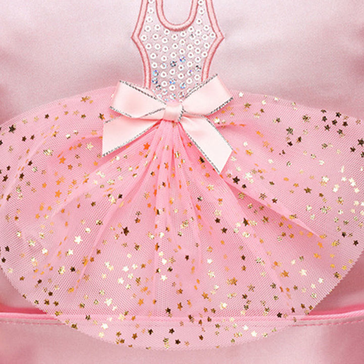 Mädchen Tanz Rucksack Ballerina Kleid Dekor Kinder Tanz Schultasche
