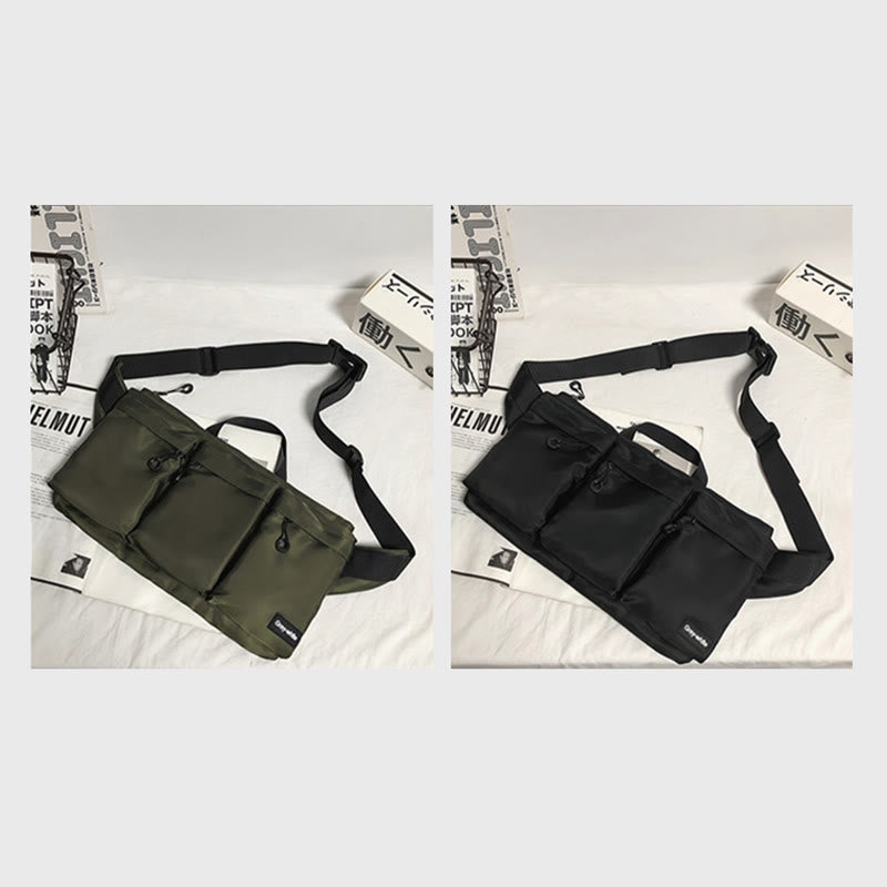 Gürteltasche für Herren, Sport, große Kapazität, Freizeit-Umhängetasche