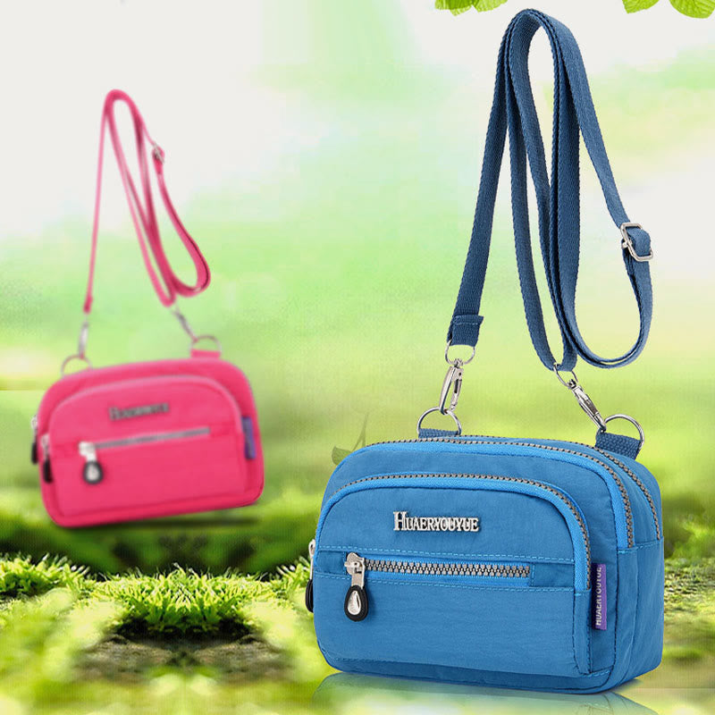 Umhängetasche für Damen, lässig, verstellbarer Riemen, Nylon-Gürteltasche