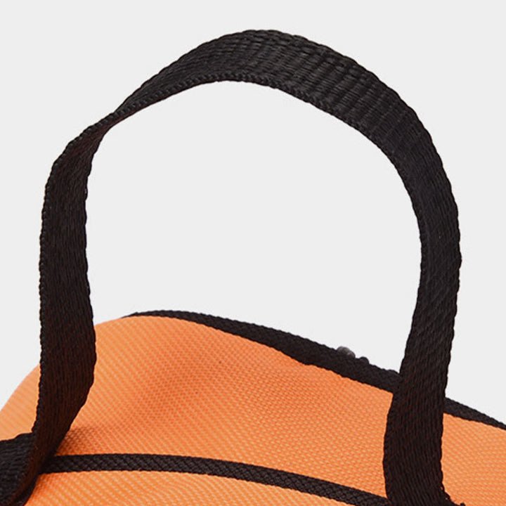 Runde Oxford-Basketball-Aufbewahrungstasche, tragbare Outdoor-Sport-Trainingstasche
