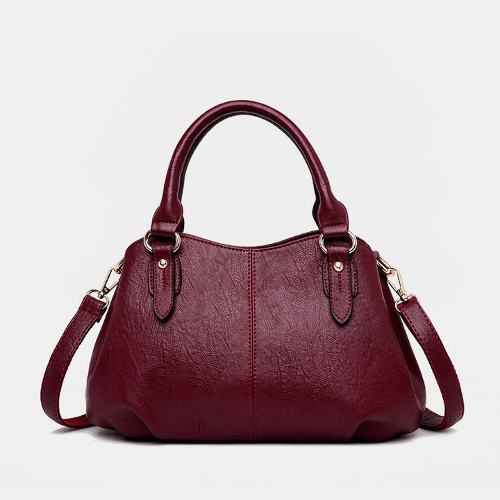 Elegante Handtasche im Vintage-Stil mit großem Fassungsvermögen und Umhängetasche