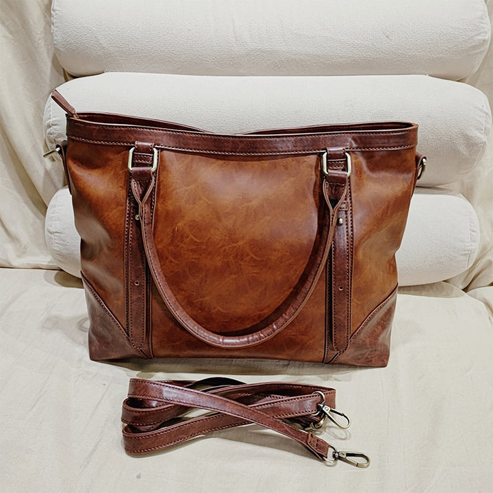 Retro Frauen Tragetaschen Schultertasche Handtasche Satchel wasserdichte Reise Handtasche