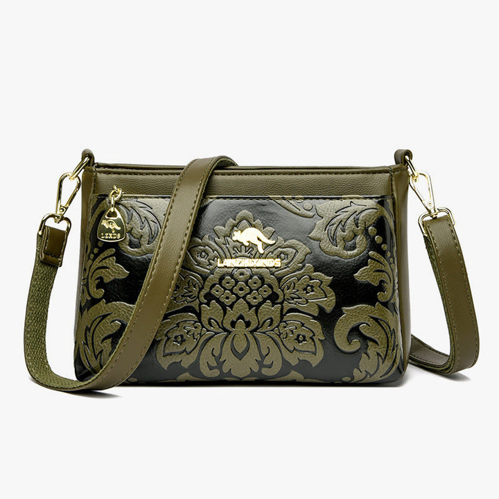 Vintage Frauen Floral Handtasche Crossbody Geldbörsen Damen Casual Schulter Taschen