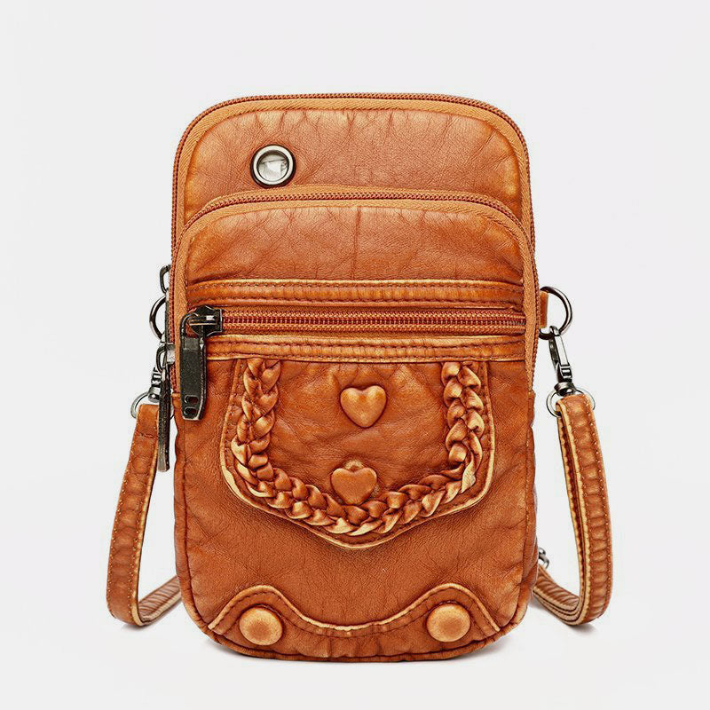 Große Kapazität Retro Handy Tasche Umhängetasche - image 1