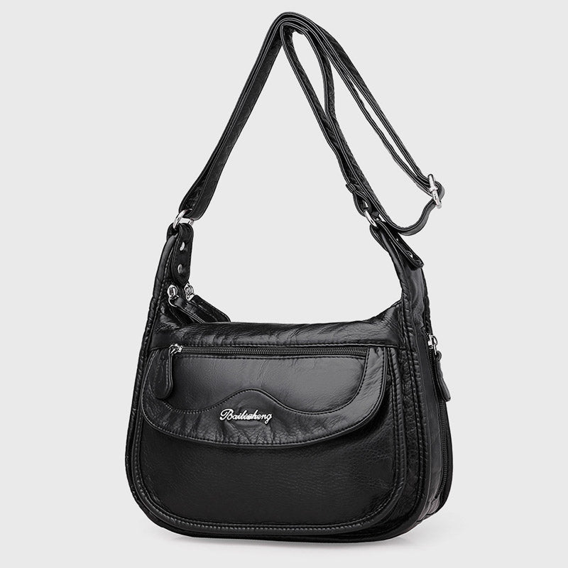Lässige, multifunktionale Umhängetasche mit mehreren Taschen