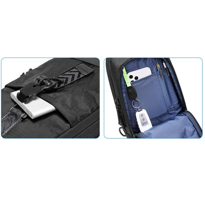 Premium Sling Bag Crossbody Anti-Diebstahl Wasserabweisend Minimalistische Tragetasche für jeden Tag