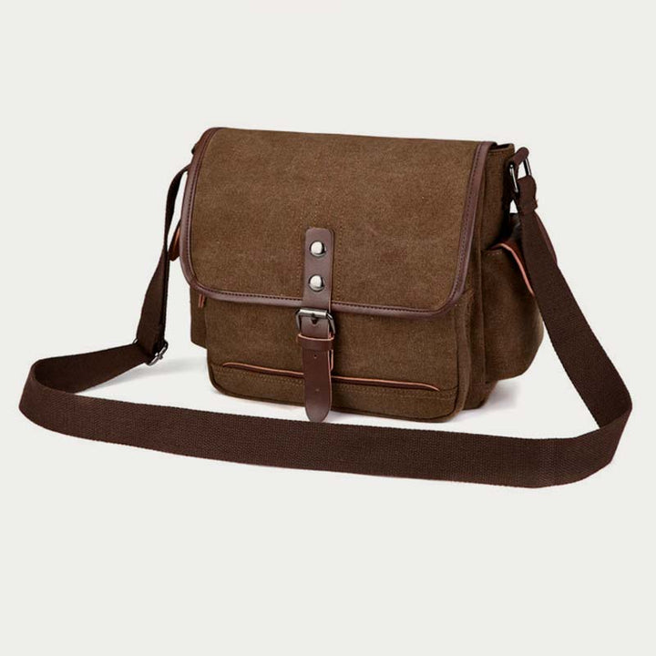 Unisex Retro Canvas Tasche Große funktionelle Umhängetasche Messenger Bag