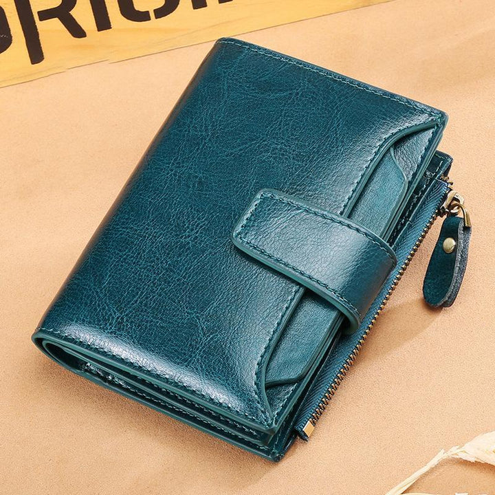 Geldbörse mit RFID-Blockierung im Vintage-Design für mehrere Karten