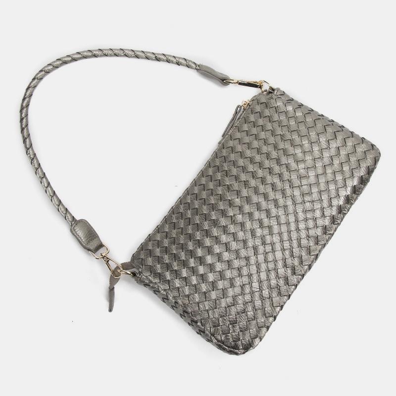 Lässige Strick-Schulterhandtasche