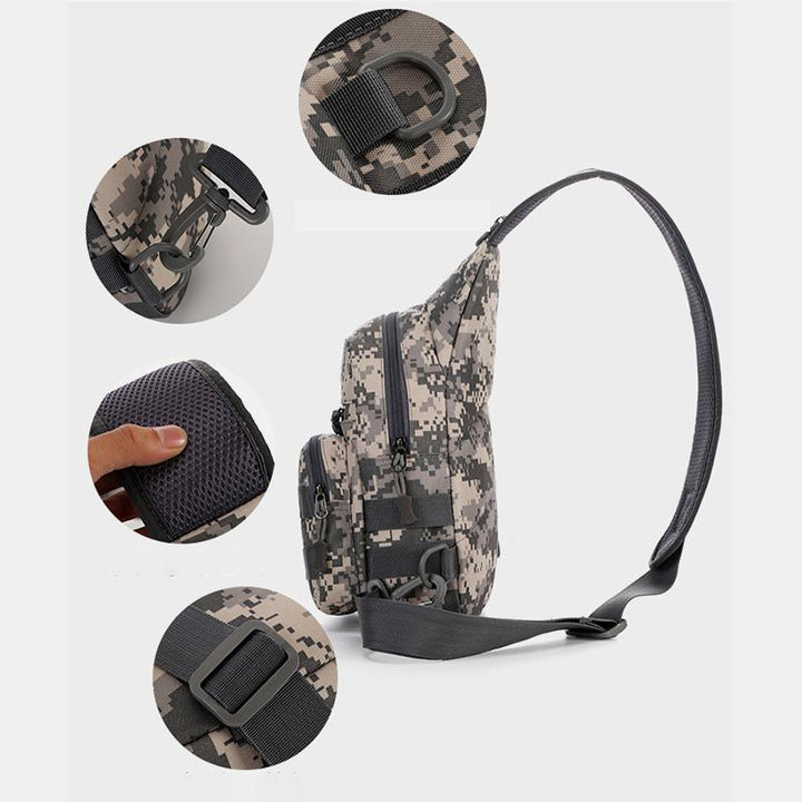 Camouflage Wasserdichte Multifunktionale Schultertasche Für Den Außenbereich