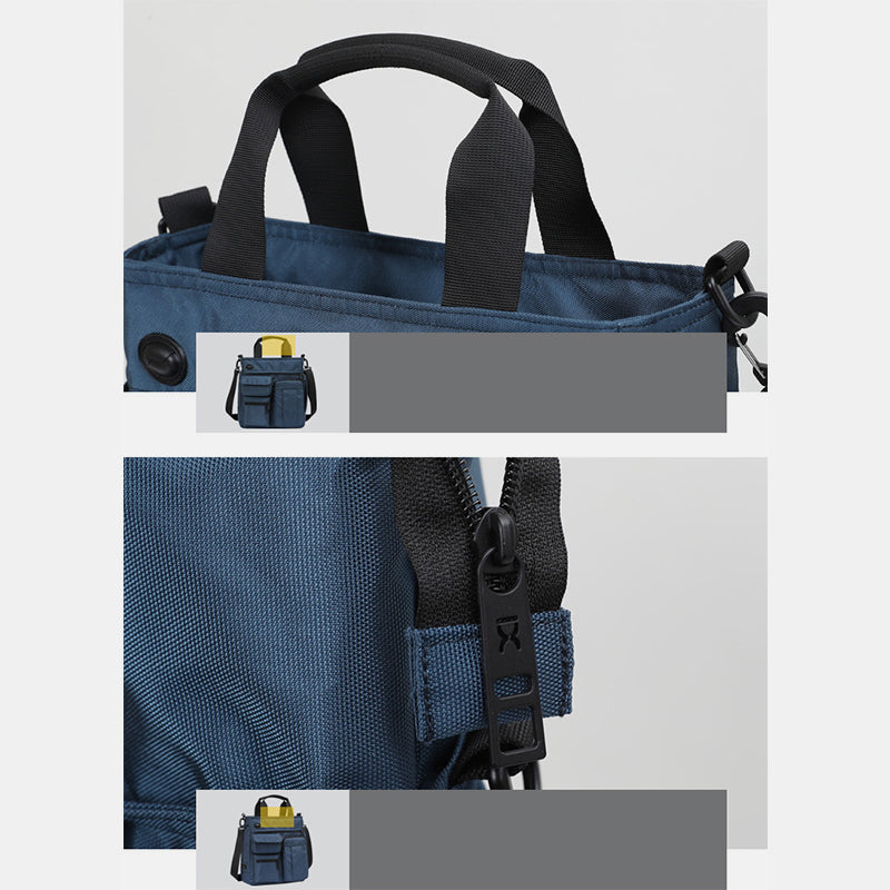 Skalierbare Umhängetasche mit großem Fassungsvermögen und mehreren Taschen