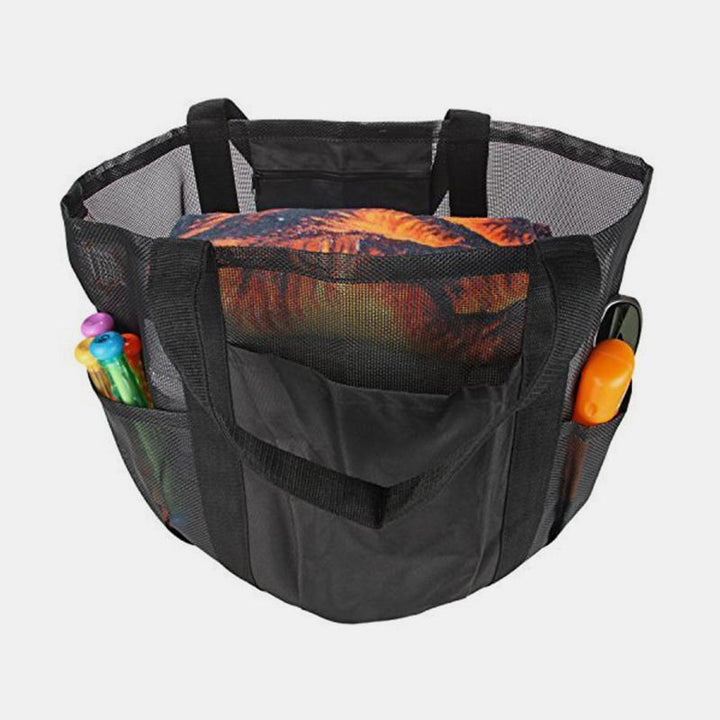 Übergroße Strandtaschen aus Netzgewebe