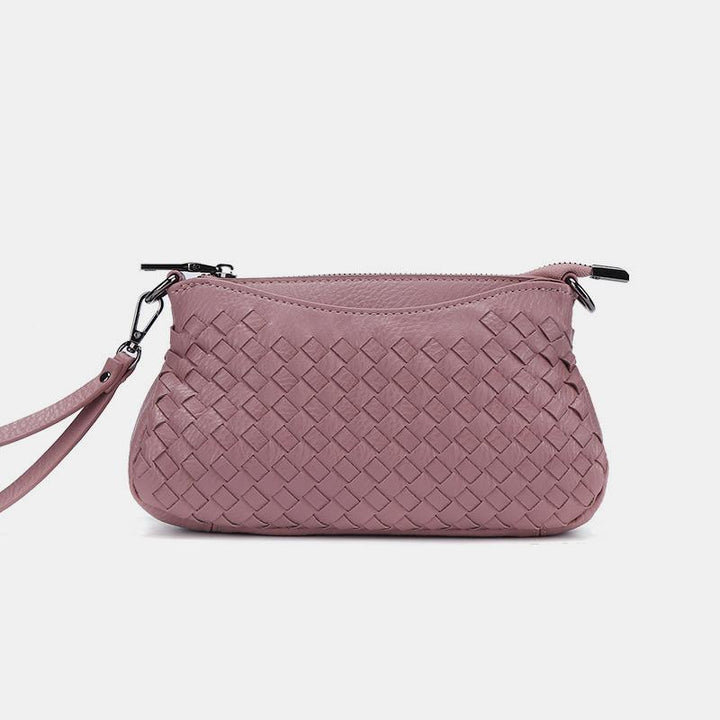 Stilvolle gewebte Umhängetasche mit Armband