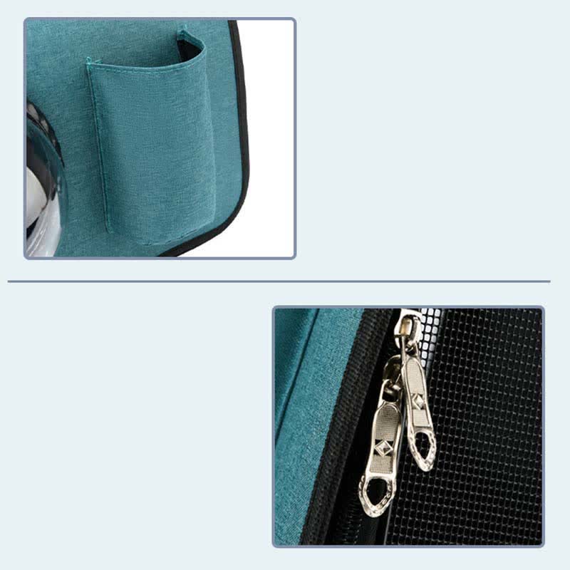 Haustier-Tragetasche für kleine Hunde und Katzen, faltbare Handtasche für die Reise mit Haustieren