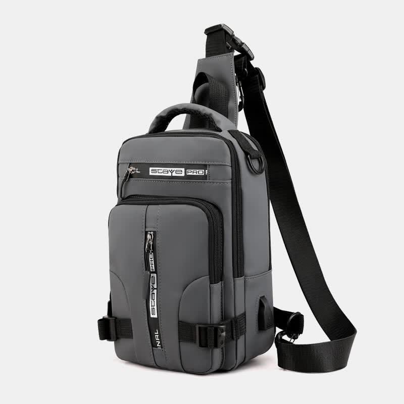 Sling-Brusttasche für Herren, lässiger Tagesrucksack mit Umhängegurt