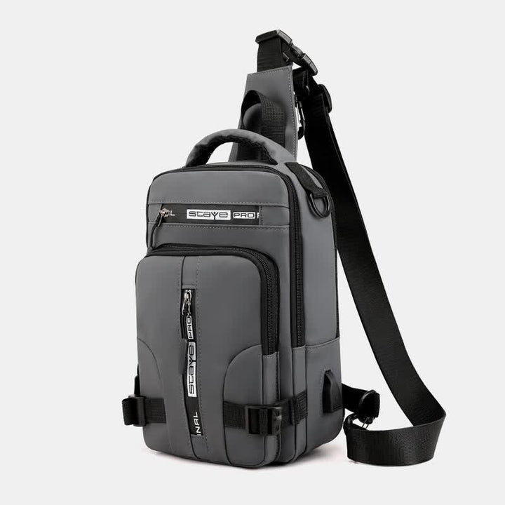 Sling-Brusttasche für Herren, lässiger Tagesrucksack mit Umhängegurt