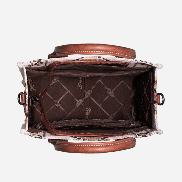 Böhmische Handtasche für Damen, breiter Riemen, vielseitig verwendbar, Umhängetasche