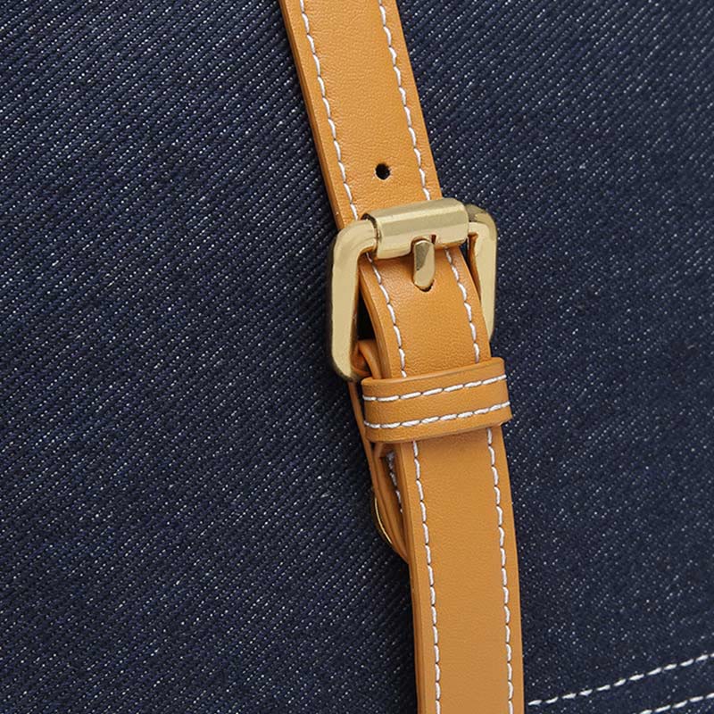 Damen 2-teiliges Denim-Handtaschen-Set, modisches Umhängetaschen-Set