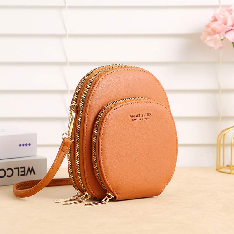 Kleine Umhängetasche, Handy-Geldbörse, Schulter-Handtasche, Kreditkarten-Geldbörse