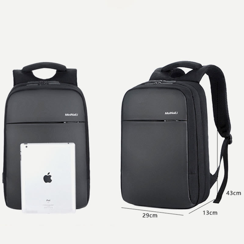 Rucksack für Männer Business Anti-Diebstahl Laptop Nylon Große Kapazität Daypack