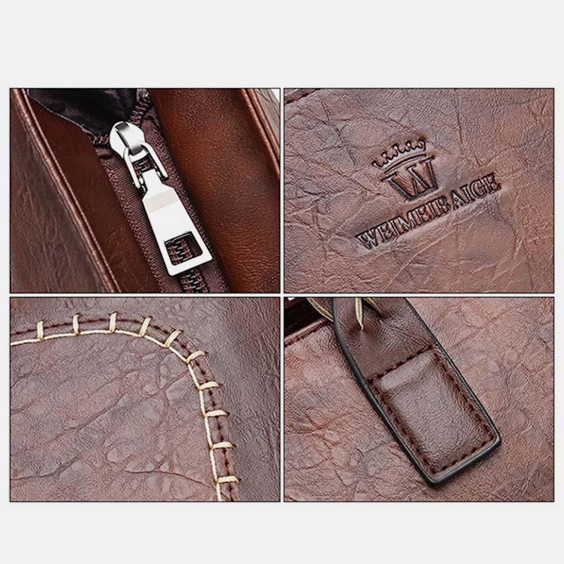 Große Kapazität Business Büro Handtasche Damen weiche PU Quaste Tote Schultertasche