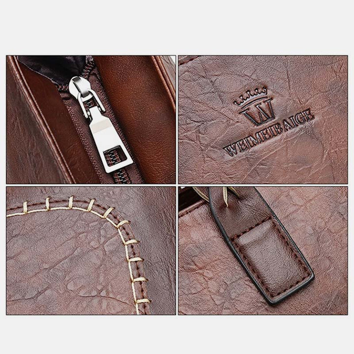 Große Kapazität Business Büro Handtasche Damen weiche PU Quaste Tote Schultertasche